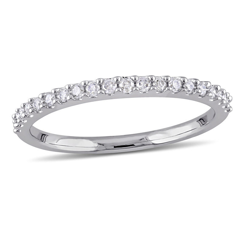 0.20 CT. T.W. Diamond Anniversary Band in 10K White Gold|Peoples Jewellers