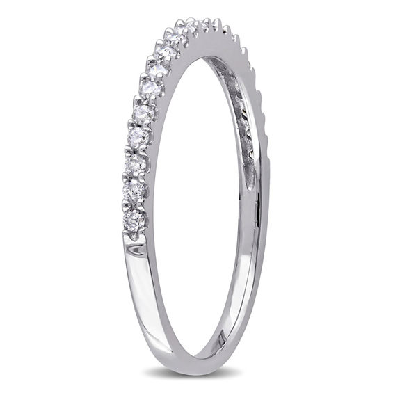 0.20 CT. T.W. Diamond Anniversary Band in 10K White Gold