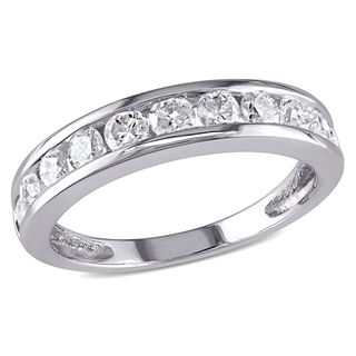 0.99 CT. T.W. Diamond Channel-Set Anniversary Band in 14K White Gold