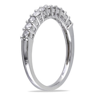 0.33 CT. T.W. Diamond Anniversary Band in 14K White Gold