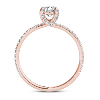 0.75 CT. T.W. Diamond Engagement Ring in 14K Rose Gold