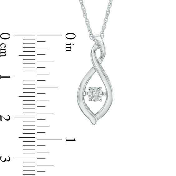 Unstoppable Love™ Diamond Accent Twist Infinity Pendant and Drop Earrings Set in Sterling Silver