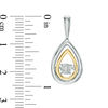 Unstoppable Love™ Diamond Accent Teardrop Pendant and Drop Earrings Set in Sterling Silver and 10K Gold