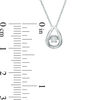 Unstoppable Love™ Diamond Accent Teardrop Frame Pendant in 10K White Gold