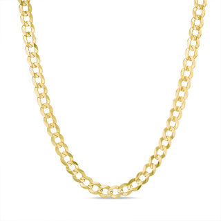 Men's 4.7mm Curb Chain Necklace in Solid 14K Gold