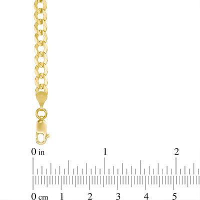 Men's 4.7mm Curb Chain Necklace in Solid 14K Gold