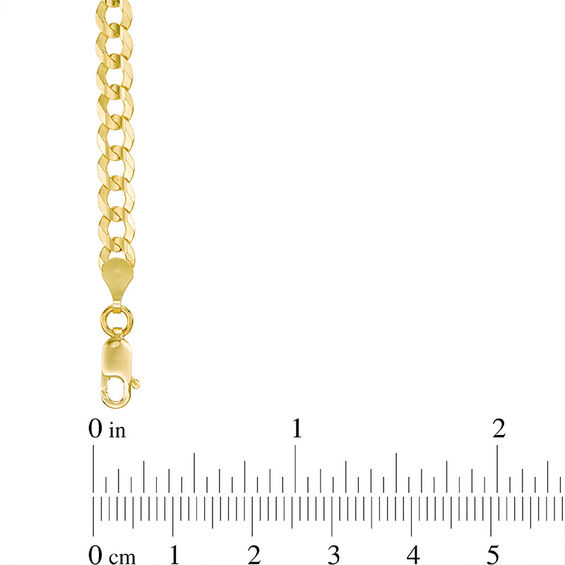 Men's 4.7mm Curb Chain Necklace in Solid 14K Gold