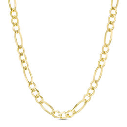 Men's 3.8mm Figaro Chain Necklace in Solid 14K Gold - 24&quot;