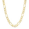 Men's 6.0mm Figaro Chain Necklace in Solid 14K Gold - 24"