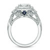 Thumbnail Image 2 of Vera Wang Love Collection 1.30 CT. T.W. Quad Princess-Cut Diamond Frame Engagement Ring in 14K White Gold
