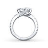 Thumbnail Image 2 of Ever Us™ 0.50 CT. T.W. Diamond Contour Band in 14K White Gold (H-I/I2)