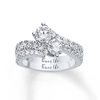 Thumbnail Image 4 of Ever Us™ 0.50 CT. T.W. Diamond Contour Band in 14K White Gold (H-I/I2)