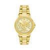 Ladies' Citizen Eco-Drive® Silhouette Crystal Accent Gold-Tone Watch (Model: FD2042-51P)