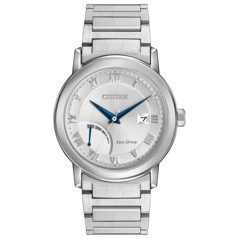 Men's Citizen Eco-Drive® Power Reserve Watch with Silver-Tone Dial (Model: AW7020-51A)