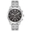 Thumbnail Image 0 of Men's Bulova Diamond Accent Chronograph Watch with Black Dial (Model: 96D136)