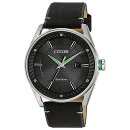 Men's Drive from Citizen Eco-Drive™ Strap Watch with Black Dial (Model: BM6980-08E)