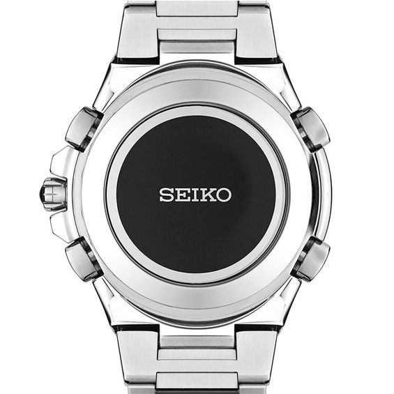 Men's Seiko Coutura Radio-Sync Solar Chronograph Watch with Black Dial (Model: SSG009)