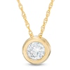 Thumbnail Image 1 of 0.70 CT. Diamond Solitaire Pendant in 10K Gold