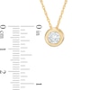 Thumbnail Image 2 of 0.70 CT. Diamond Solitaire Pendant in 10K Gold