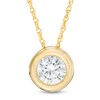 Thumbnail Image 1 of 0.95 CT. Diamond Solitaire Pendant in 10K Gold