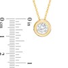 Thumbnail Image 2 of 0.95 CT. Diamond Solitaire Pendant in 10K Gold