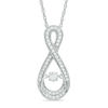 Thumbnail Image 0 of Unstoppable Love™ 0.45 CT. T.W. Diamond Infinity Pendant in 10K White Gold