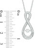 Thumbnail Image 1 of Unstoppable Love™ 0.45 CT. T.W. Diamond Infinity Pendant in 10K White Gold