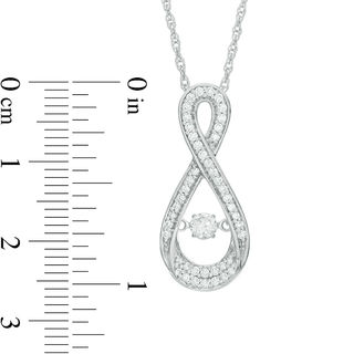 Unstoppable Love™ CT. T.W. Diamond Infinity Pendant in 10K White Gold