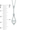 Unstoppable Love™ 0.38 CT. T.W. Diamond Teardrop Pendant in 10K White Gold