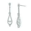 Thumbnail Image 0 of Unstoppable Love™ 0.50 CT. T.W. Diamond Teardrop Earrings in 10K White Gold