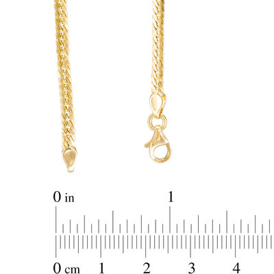 Herringbone Chain Necklace in 14K Gold - 18"