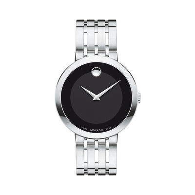 Men's Movado Esperanza® Watch with Black Museum® Dial (Model: 0607057)