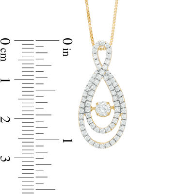 Unstoppable Love™ 0.70 CT. T.W. Diamond Split Infinity Pendant in 14K Gold