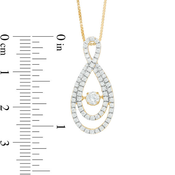 Unstoppable Love™ 0.70 CT. T.W. Diamond Split Infinity Pendant in 14K Gold