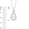 Thumbnail Image 1 of Unstoppable Love™ 0.95 CT. T.W. Diamond Layered Infinity Pendant in 14K White Gold