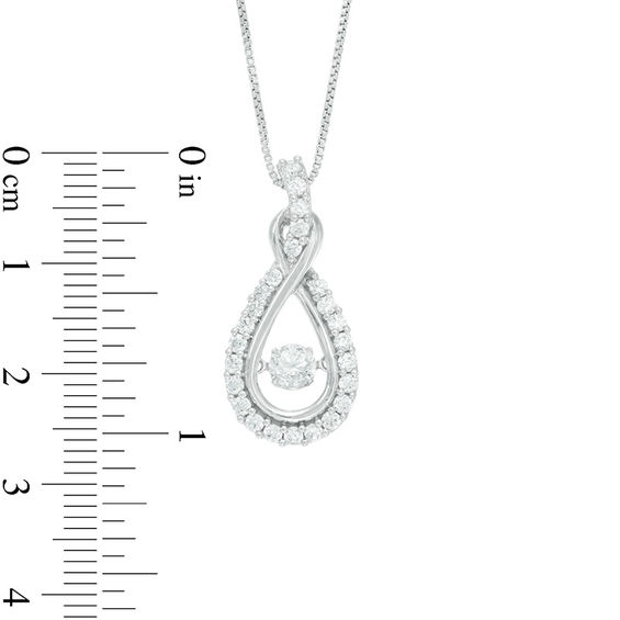 Unstoppable Love™ 0.95 CT. T.W. Diamond Layered Infinity Pendant in 14K White Gold