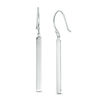 Linear Bar Drop Earrings in Sterling Silver