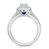 Thumbnail Image 3 of Vera Wang Love Collection 0.58 CT. T.W. Princess-Cut Diamond Double Frame Engagement Ring in 14K White Gold