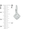 1.38 CT. T.W. Certified Canadian Diamond Kite-Shaped Scalloped Frame Drop Earrings in 14K White Gold (I/I2)