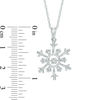 Unstoppable Love™ Diamond Accent Snowflake Pendant in Sterling Silver