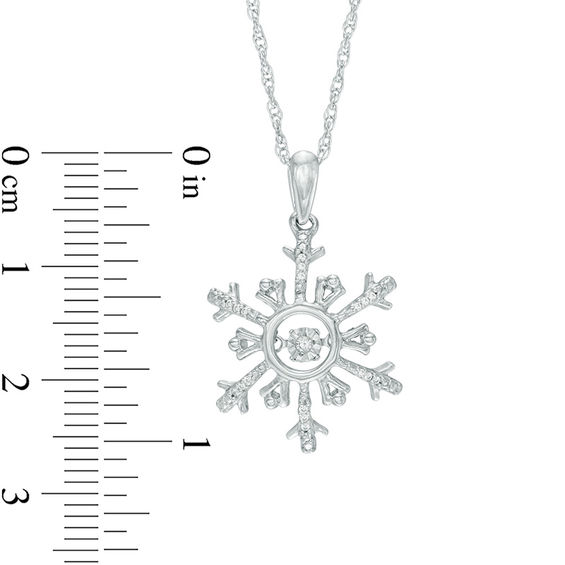 Unstoppable Love™ Diamond Accent Snowflake Pendant in Sterling Silver