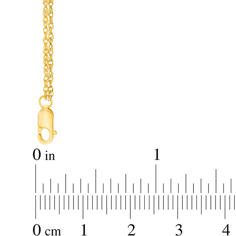 0.30 CT. T.W Black Diamond Moon Phase Curved Bar Necklace in Sterling Silver and 14K Gold Plate - 17"|Peoples Jewellers