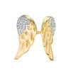 Thumbnail Image 1 of Diamond Accent Wing Earrings in 10K Gold