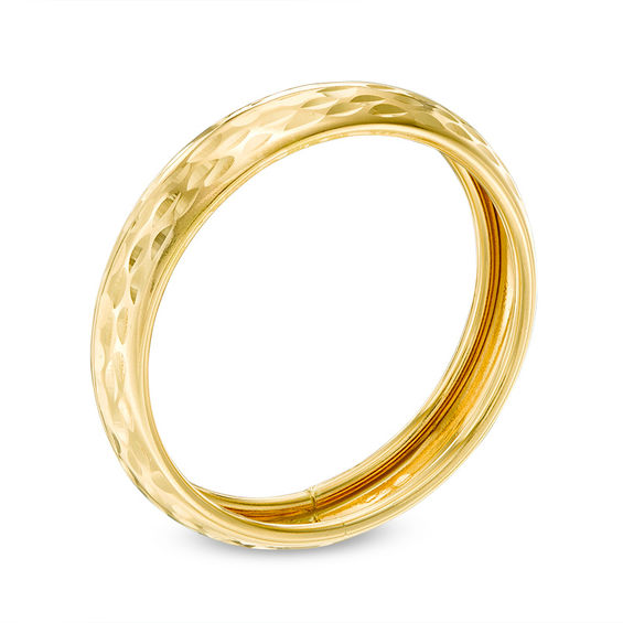 Ladies' Diamond-Cut Band in 10K Gold