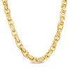 Men's 6.2mm Byzantine Chain Necklace in 10K Gold - 22"