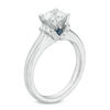 Thumbnail Image 2 of Vera Wang Love Collection 1.09 CT. T.W. Diamond Solitaire Collar Engagement Ring in 14K White Gold