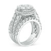 Thumbnail Image 2 of 4.00 CT. T.W. Composite Diamond Frame Three Piece Bridal Set in 14K White Gold