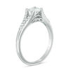 0.58 CT. T.W. Princess-Cut Diamond Engagement Ring in 14K White Gold