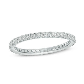 0.45 CT. T.W. Diamond Eternity Wedding Band in 14K White Gold