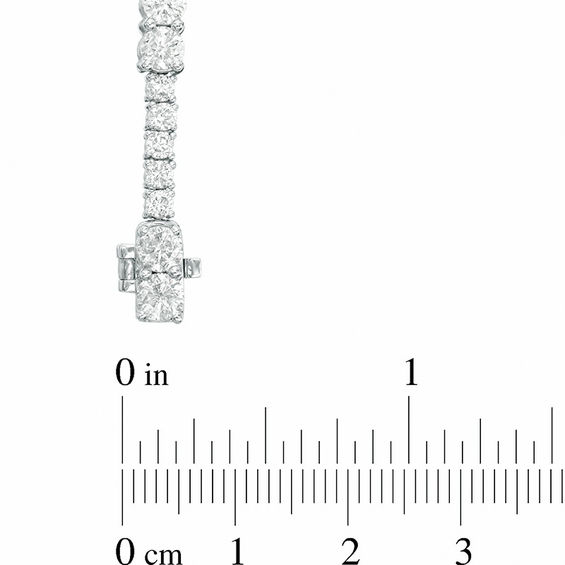 Ever Us™ CT. T.W. Two-Stone Diamond Tennis Bracelet in 14K White Gold